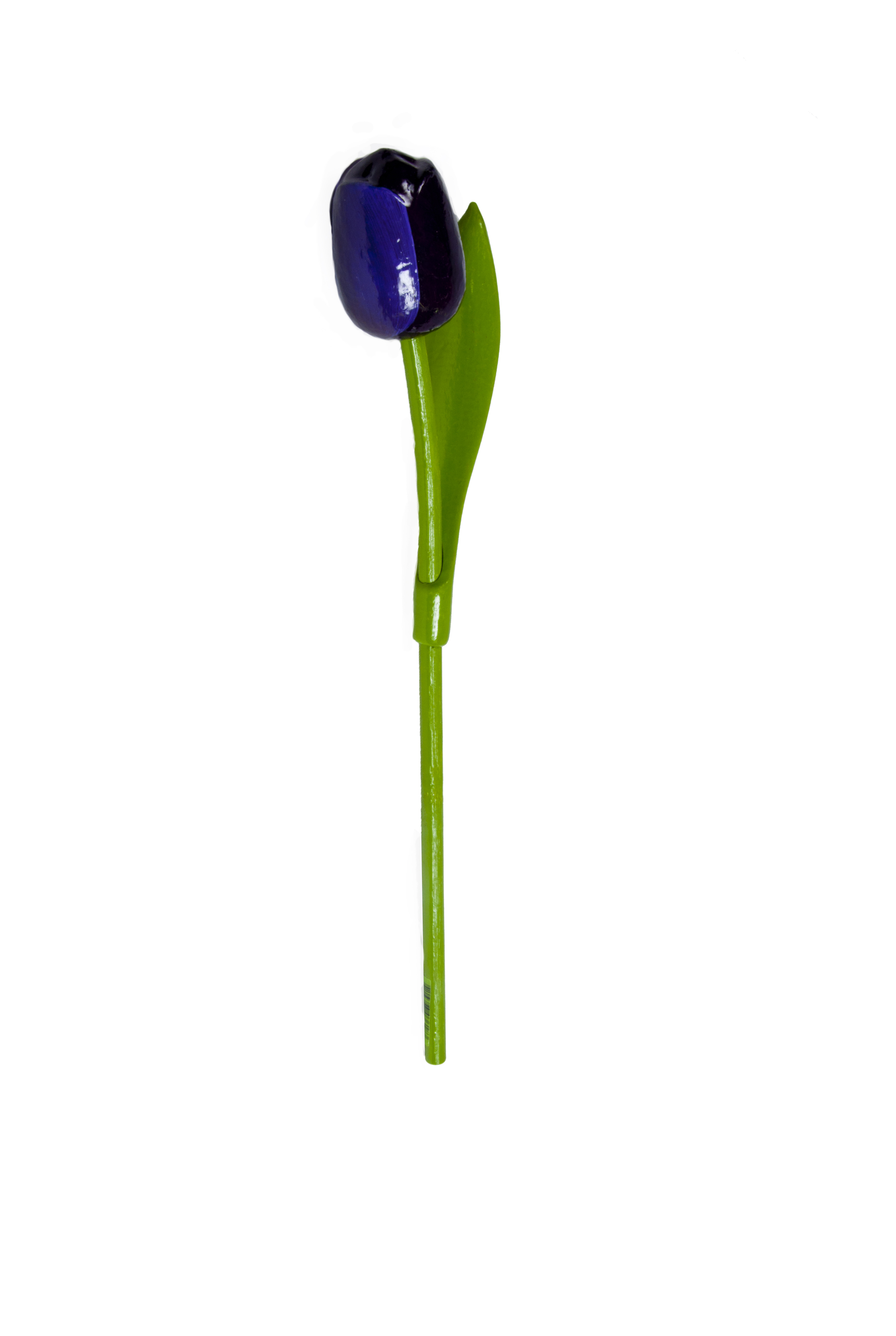 aubergine Tulpe aus Holz aubergine (dunkel lila) 02