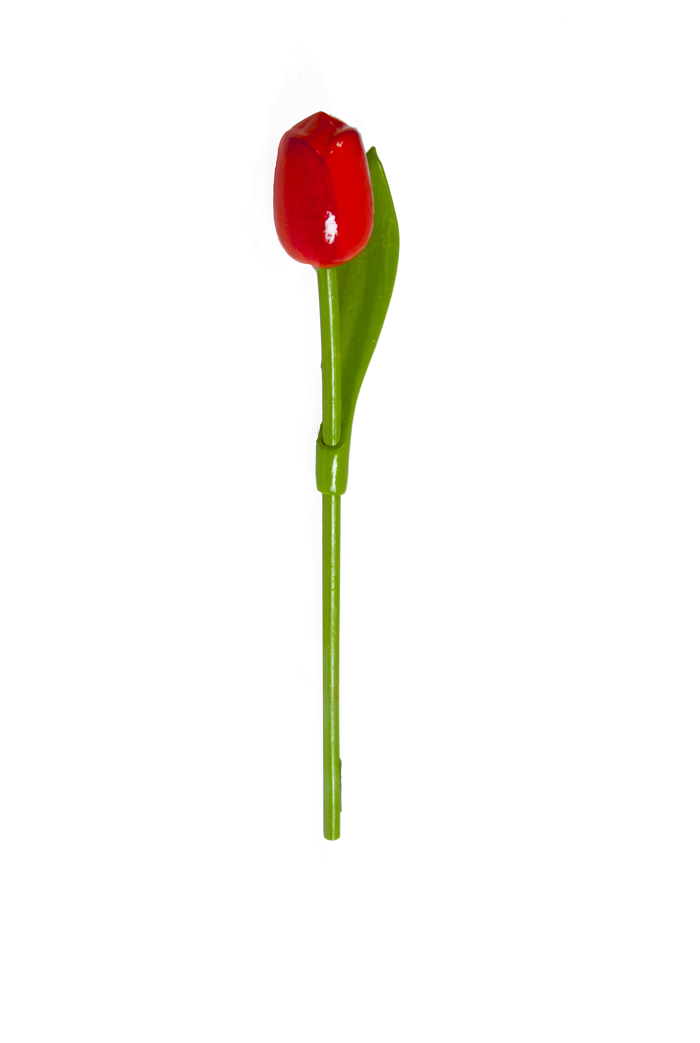 Masse_huelle Tulpe aus Holz orange rot 07