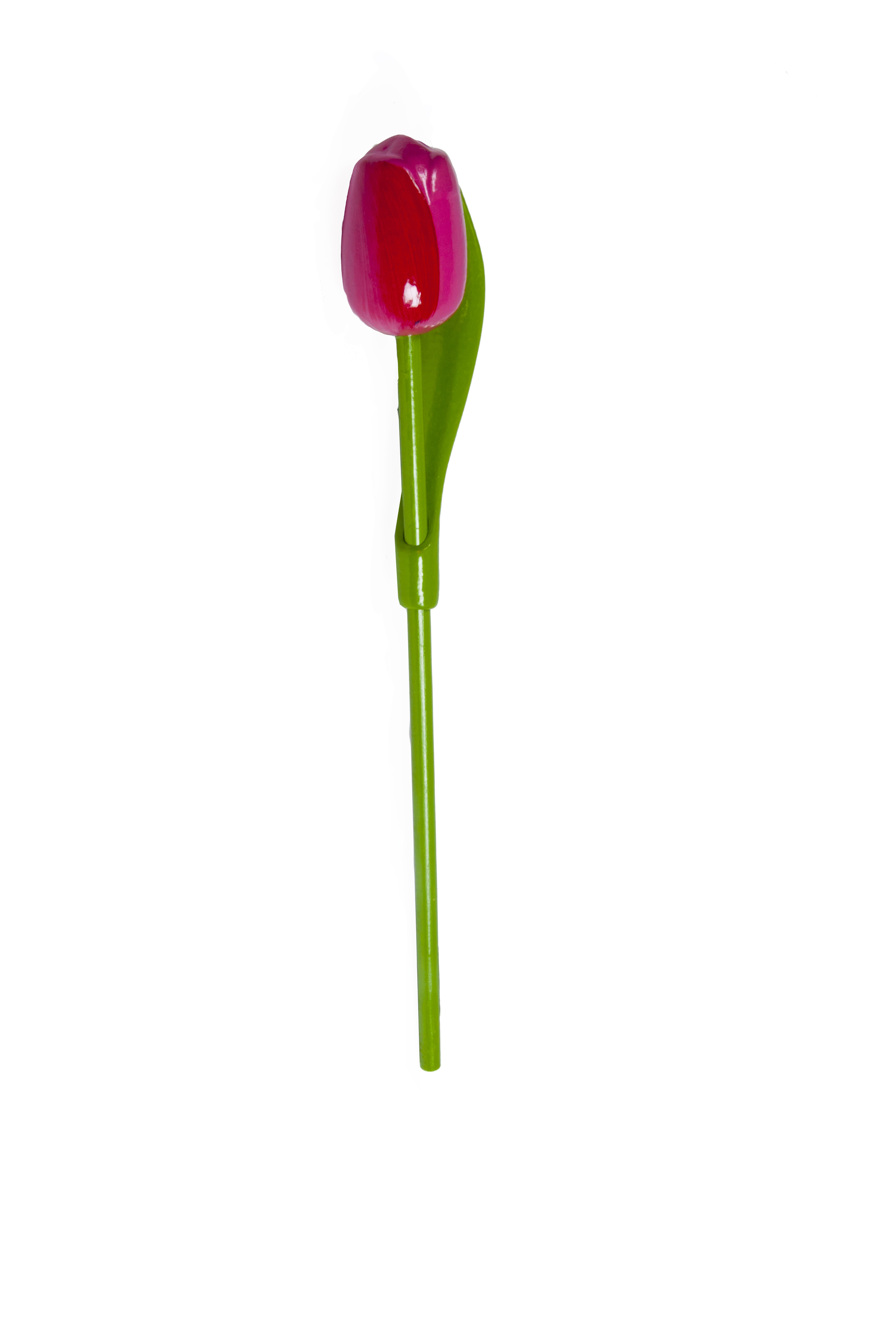 huelle_leer Tulpe aus Holz pink rot 09