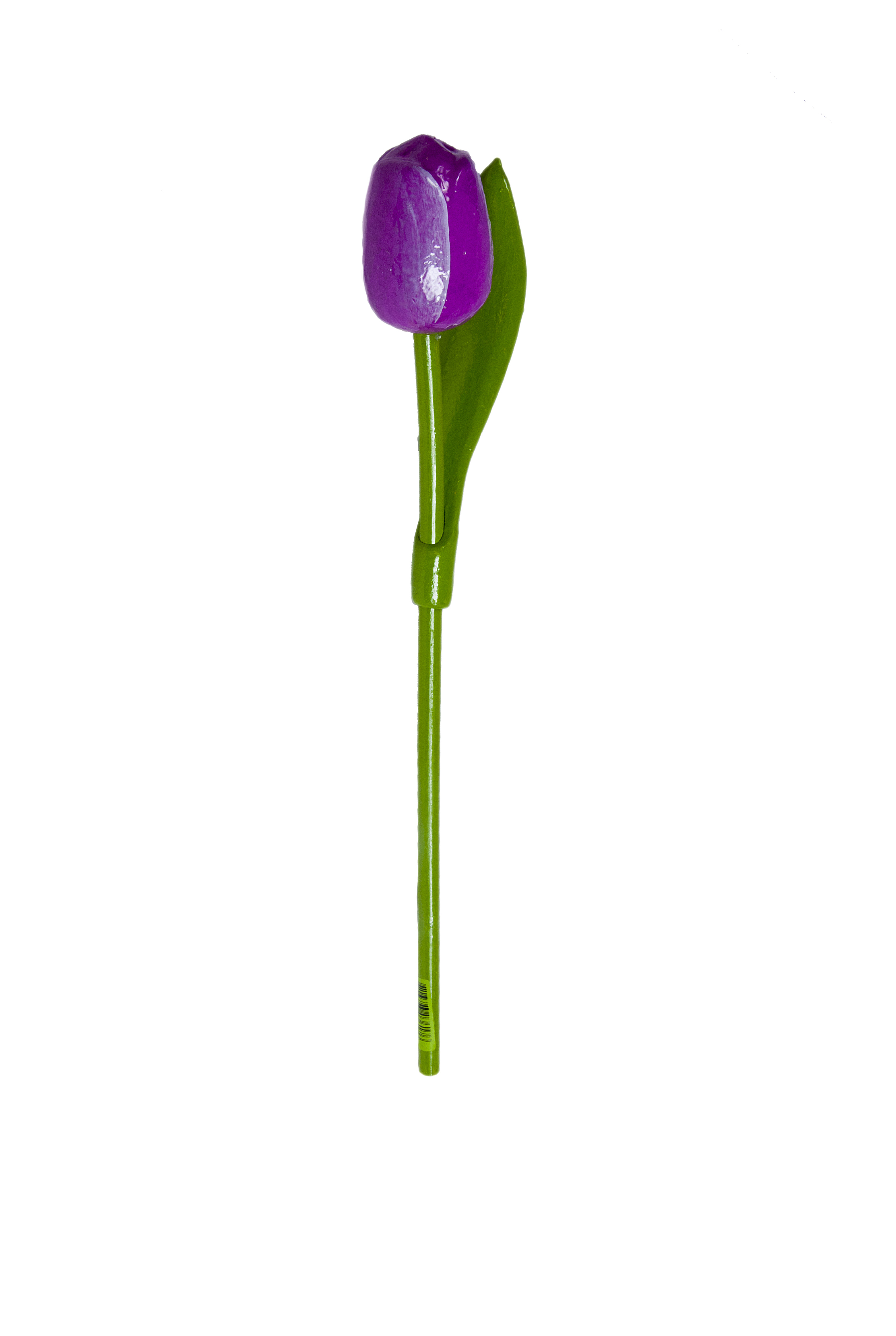 Bescheinigung_1 Tulpe aus Holz lila weiß 06